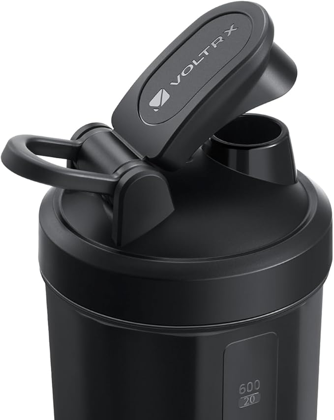 VOLTRX Protein Shaker Bottle, Merger USB C Rechargeable Electric Protein Shake Mixer