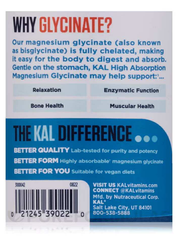 KAL Magnesium Glycinate Capsules