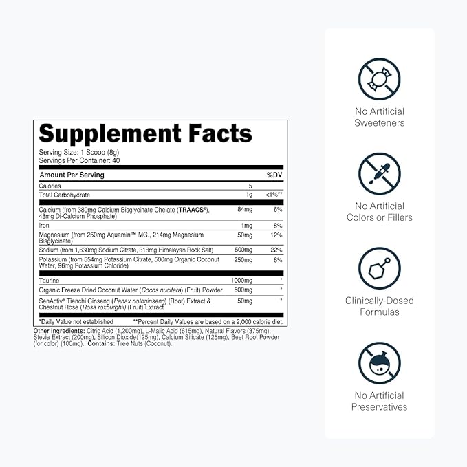 Transparent Labs Hydrate Electrolyte Powder