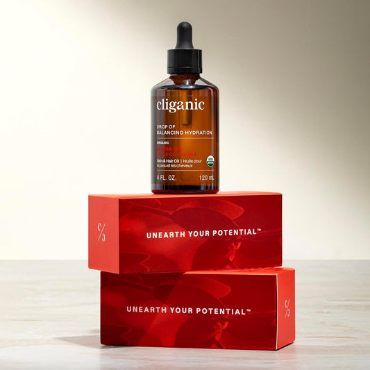 Cliganic Organic Jojoba Oil, 100% Pure (4oz) | Moisturizing for Face, Hair, Skin & Nails