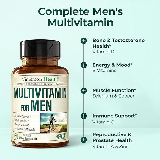 Multivitamin for Men – Essential Mens Multivitamins & Multiminerals