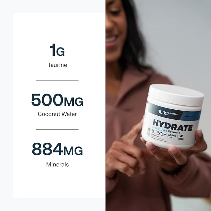 Transparent Labs Hydrate Electrolyte Powder