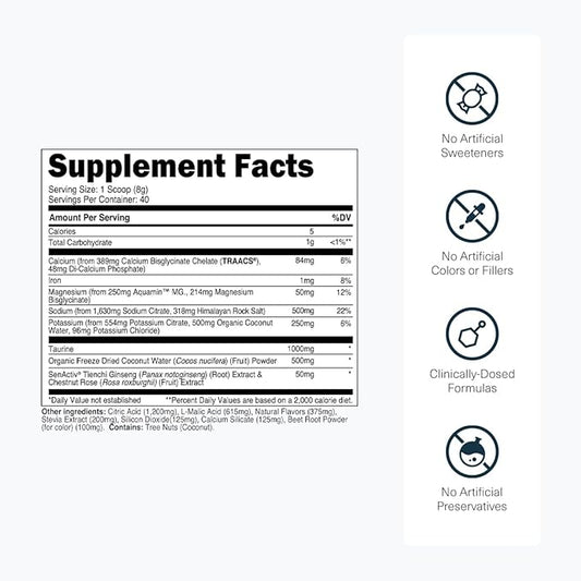 Transparent Labs Hydrate Electrolyte Powder