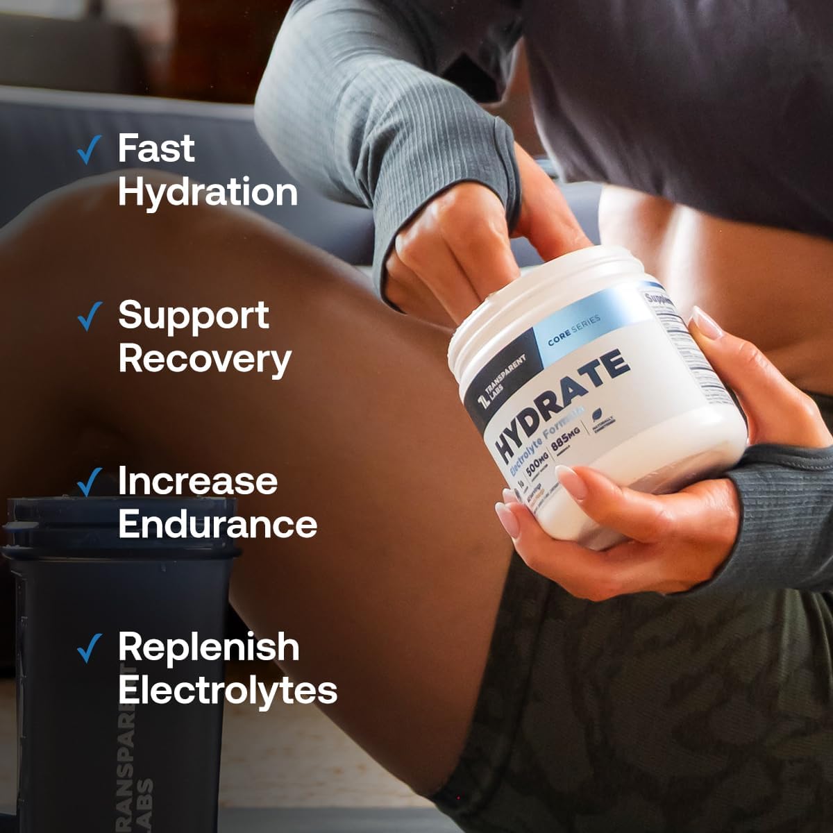 Transparent Labs Hydrate Electrolyte Powder