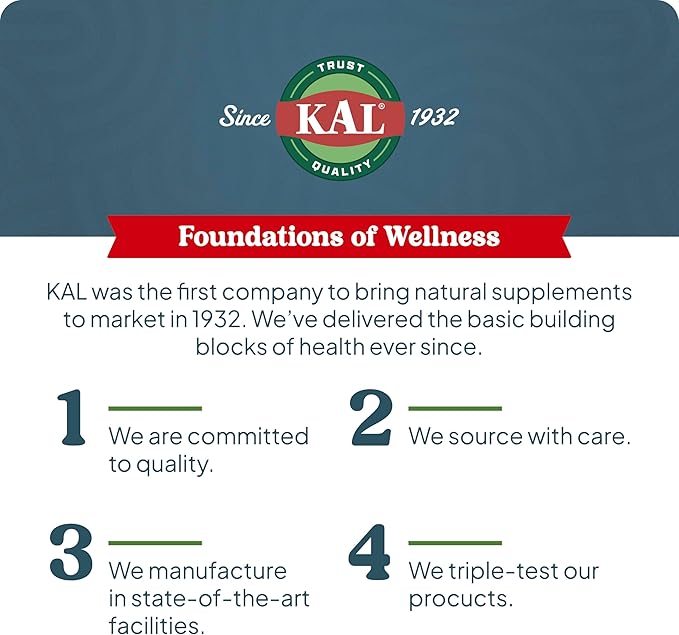 KAL Calming Magnesium Powder - Blueberry Flavor Magnesium Supplement