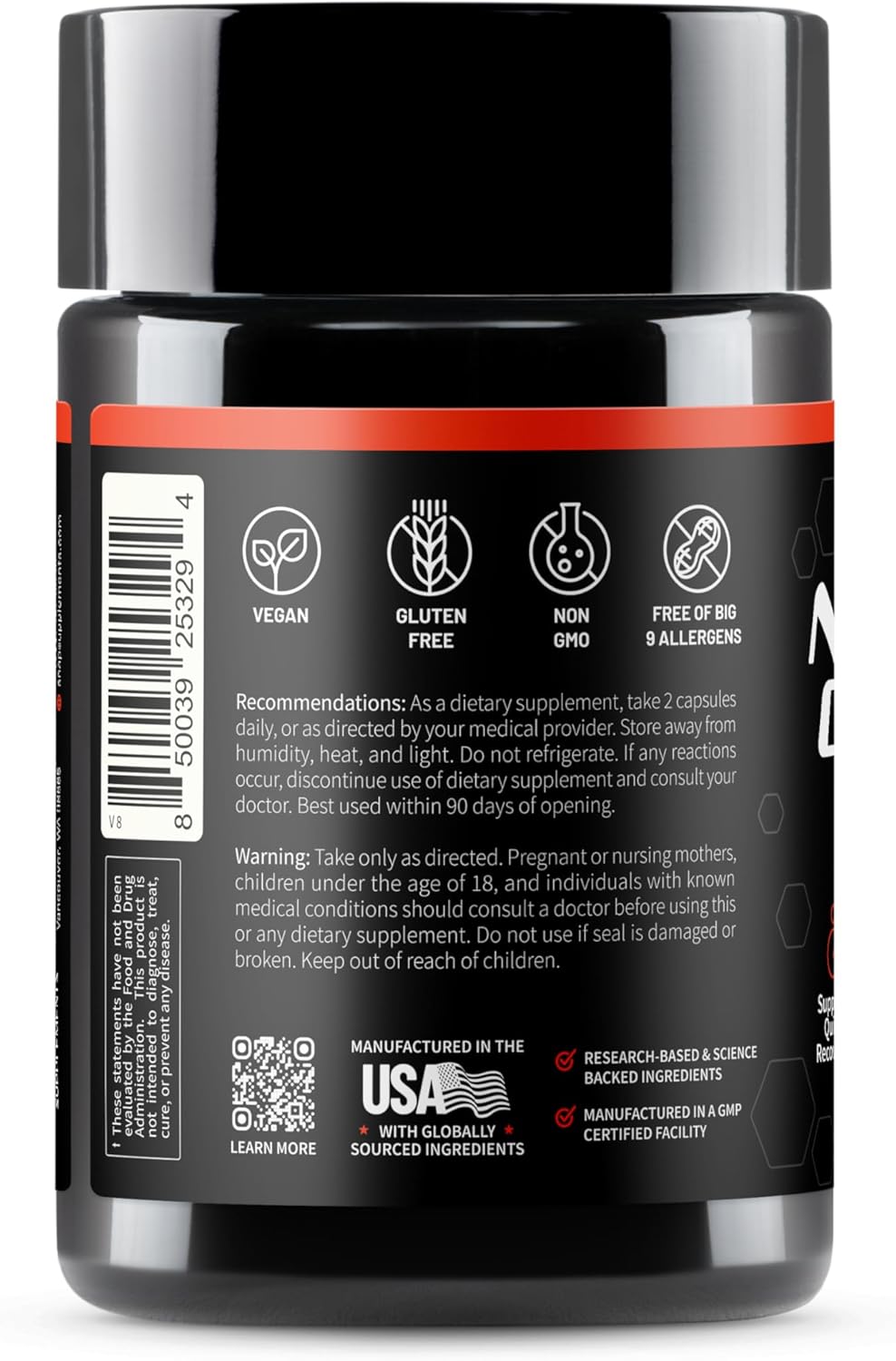 Snap Supplements Nitric Oxide Booster Supplement
