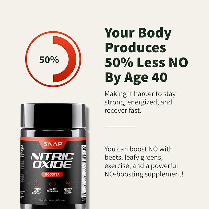 Snap Supplements Nitric Oxide Booster Supplement