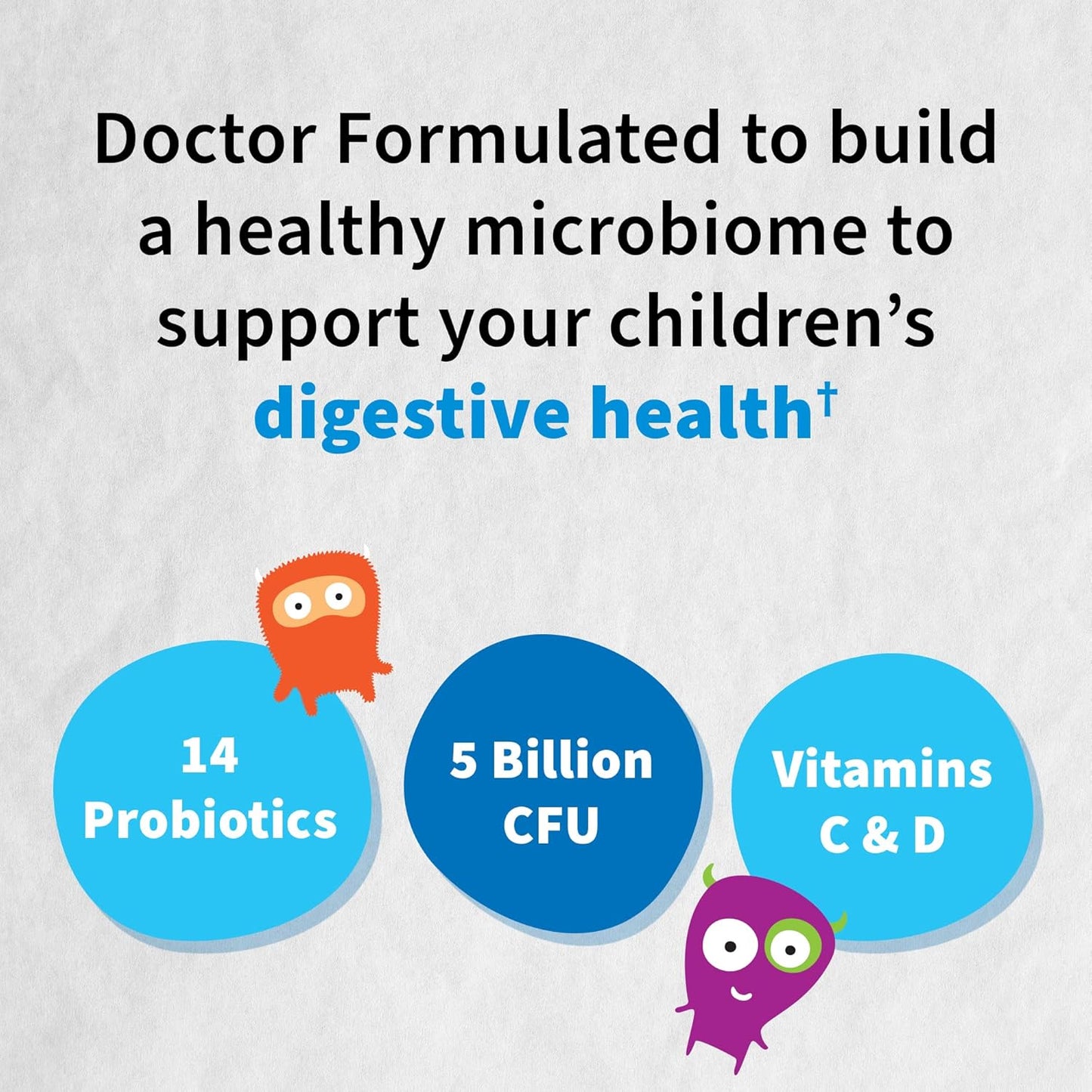 Garden of Life Dr. Formulated Probiotics Organic Kids+ Plus Vitamin C & D - Berry Cherry -