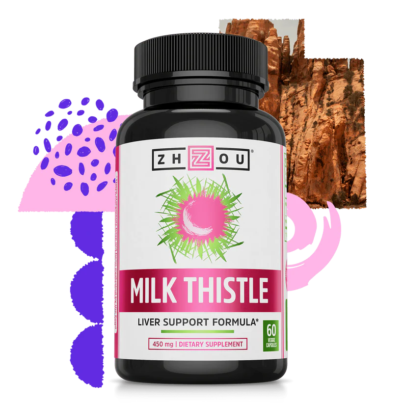 Zhou Nutrition, Milk Thistle, 60 Veggie Capsules (450 mg per Capsule)