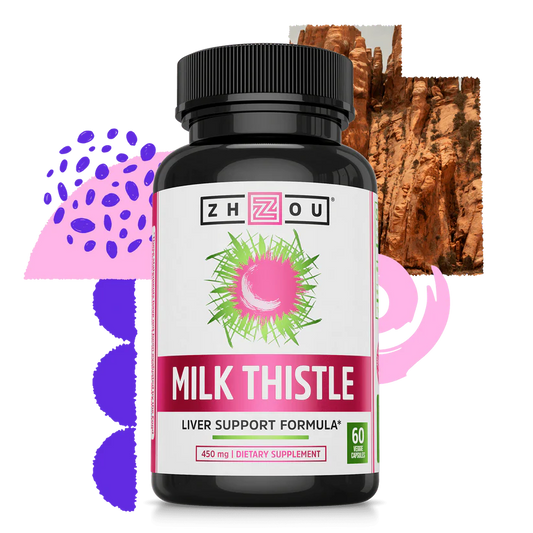 Zhou Nutrition, Milk Thistle, 60 Veggie Capsules (450 mg per Capsule)