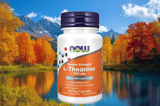 L-Theanine 200 mg with Inositol, Stress Management 120 Veg Capsules